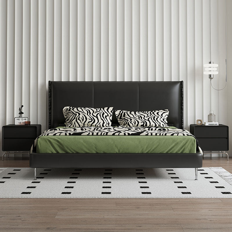 Kinza King Size / Super King Size Bed, Black-Weilai Concept-Weilai Concept