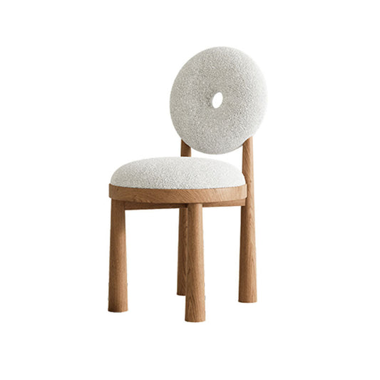 Evelyn Donut Dining Chair, Boucle-Weilai Concept-Weilai Concept