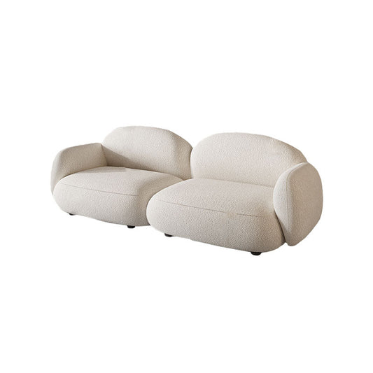 Caden Cloud Two Seater Sofa, White Boucle-Weilai Concept-Weilai Concept