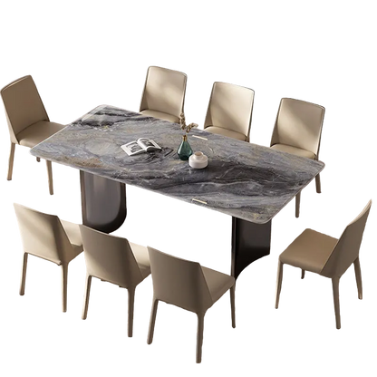 doris dining table, mable in dining room