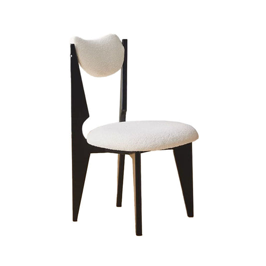 Molan Dining Chair, White Boucle-Weilai Concept-Weilai Concept
