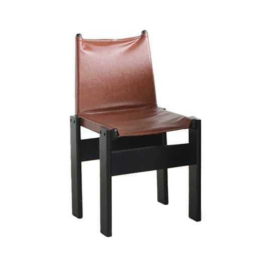 Lynette Dining Chair, PU Leather, Solid Wood-Weilai Concept-Weilai Concept