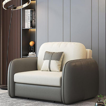 Caio Single Sofa Bed, Leathaire-Weilai Concept-Weilai Concept