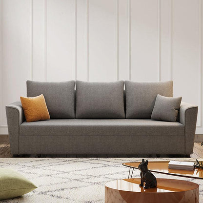 Gertrude Sofa Bed Single Seater, Two Seater, Linen-Weilai Concept-Weilai Concept