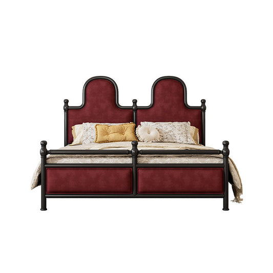 Ingrid King Size /Super King Size Bed, Velvet-Weilai Concept-Weilai Concept