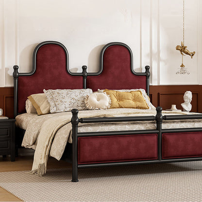 Ingrid King Size /Super King Size Bed, Velvet-Weilai Concept-Weilai Concept