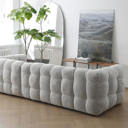 Zobah Two Seater, Three Seater Sofa, Grey Boucle-Weilai Concept-Weilai Concept