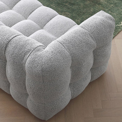 Zobah Two Seater, Three Seater Sofa, Grey Boucle-Weilai Concept-Weilai Concept