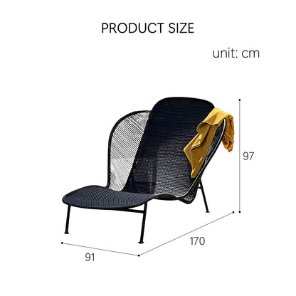 Kaczynski Metal Garden Chair, Outdoor Lounge Chair