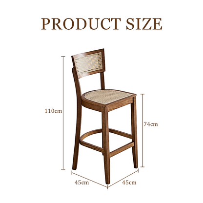 Rico Bar Chair, Rattan-Weilai Concept-Weilai Concept
