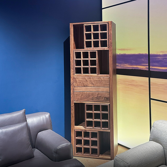 Grace Wine Cabinet, Solid Wood-Weilai Concept-Weilai Concept