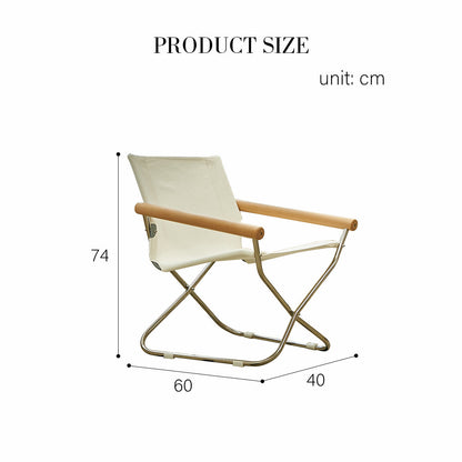 Kato Foldable Armchair, Stainless Steel