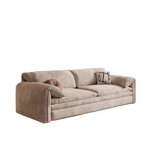 moore two seater, three seater sofa bed with storage in modern living room
