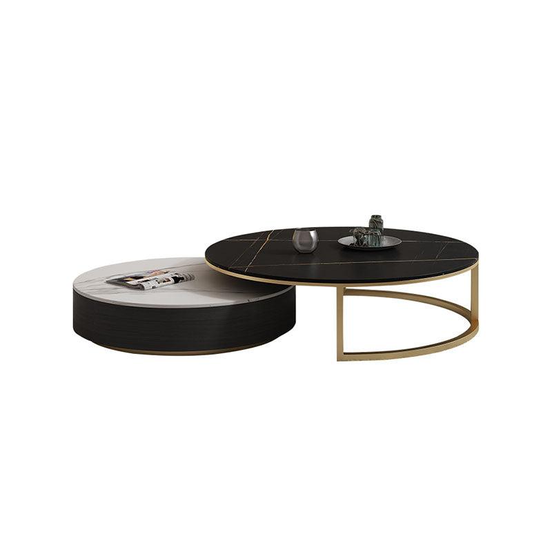 Bigbiglife Nesting Coffee Table With TV Stand, Sintered Stone-Weilai Concept-Weilai Concept