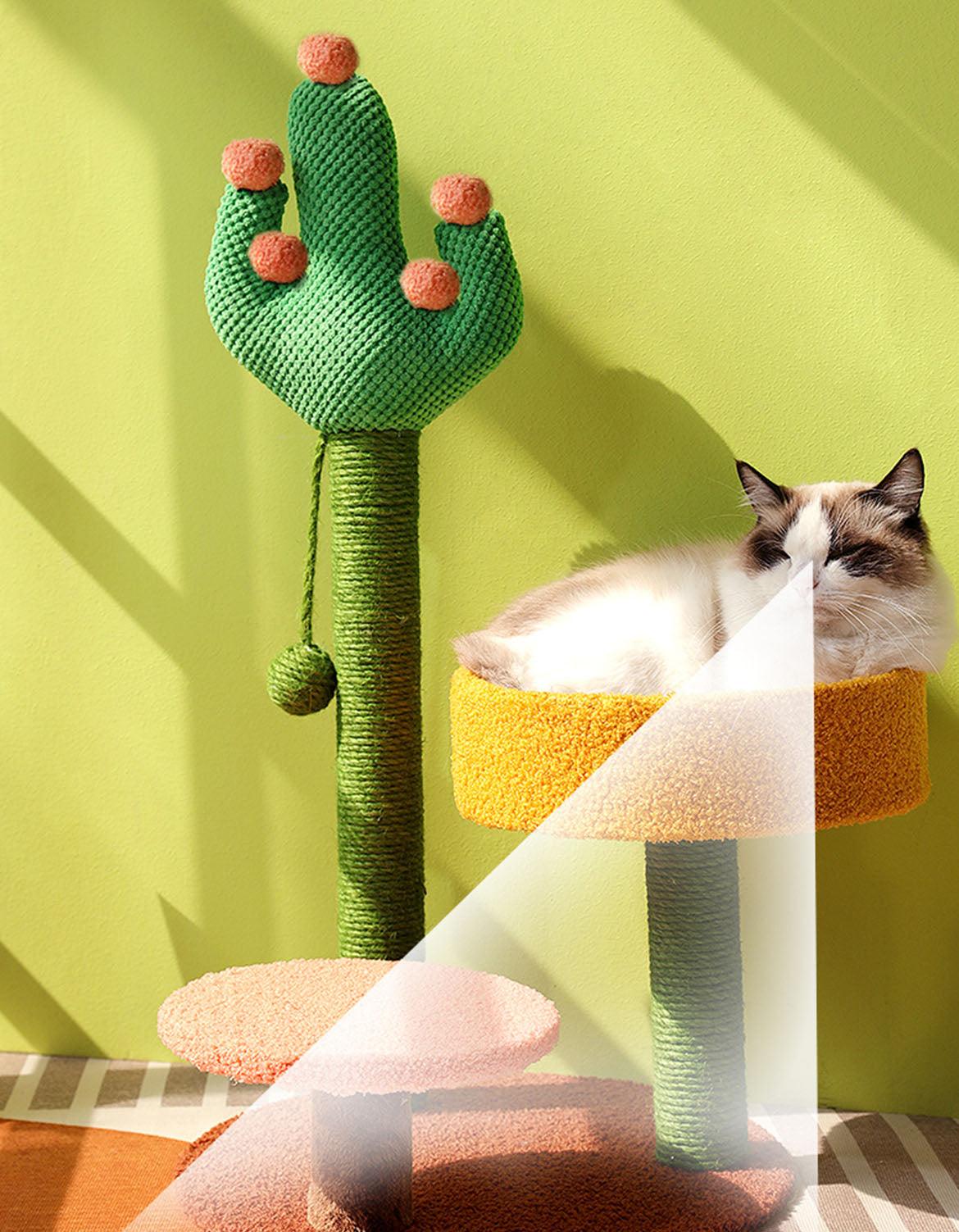Ola's Cactus with Bed, Cat Toy, Climbing tree-Weilai concept-Weilai Concept