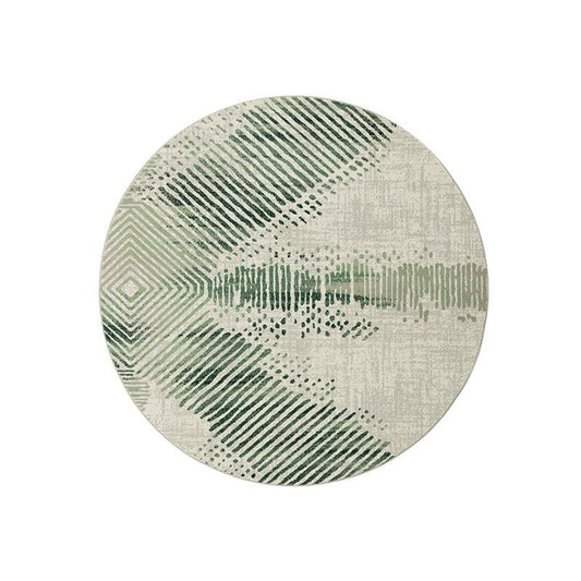 Vaserely Round Wool Rug, Various Shapes Available-Weilai Concept-A-250cm-Weilai Concept