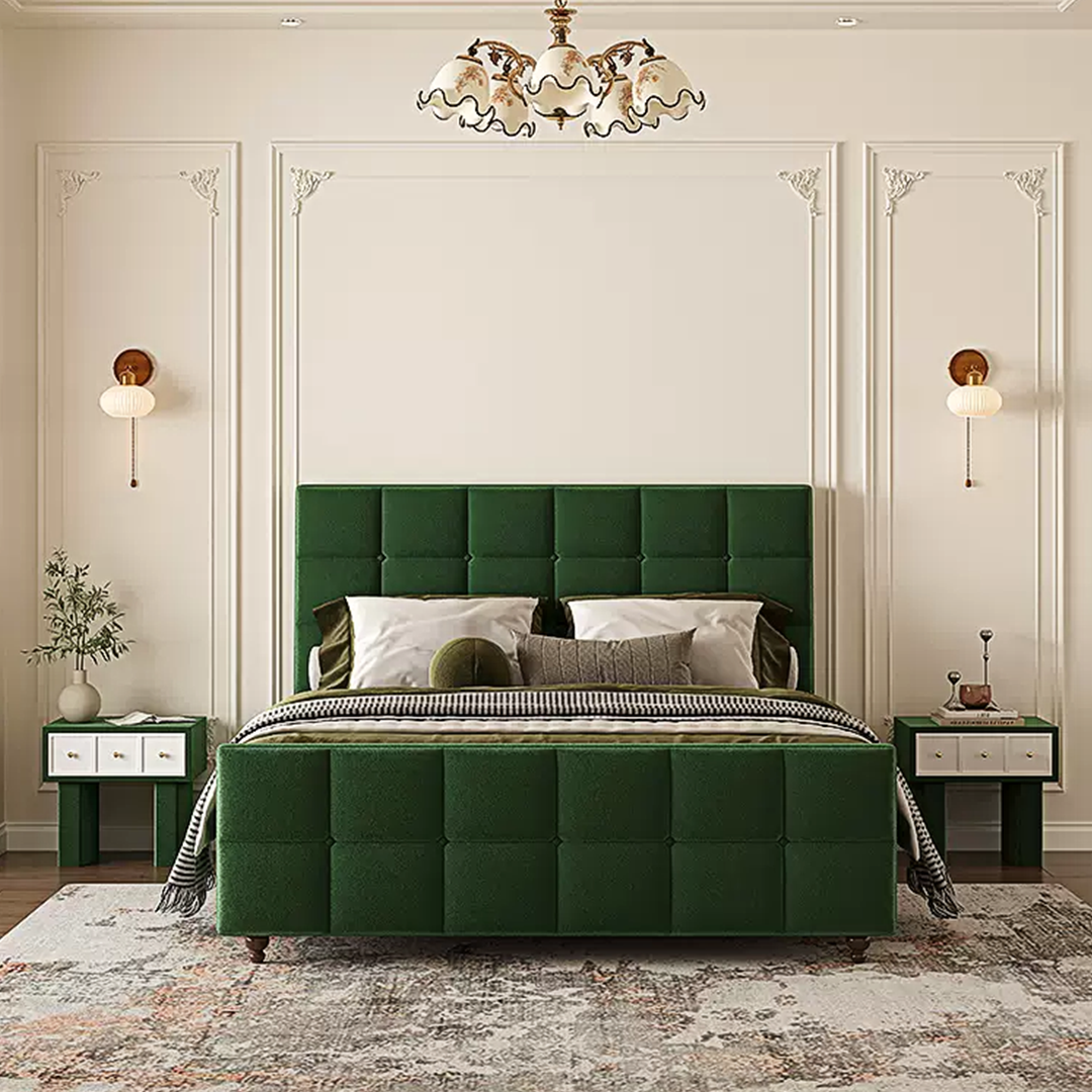 Thessaly Modern Double Bed-Weilai Concept-Weilai Concept