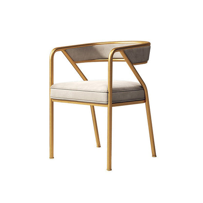 Dwight Dining Chair, Gold Frame-Weilai concept-Weilai Concept