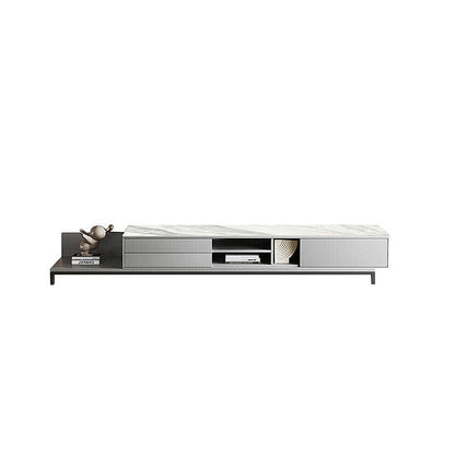 CHI Morden Round Nesting Coffee Table With TV Stand, Black Leg-Weilai Concept-Option 1 TV Stand-Weilai Concept