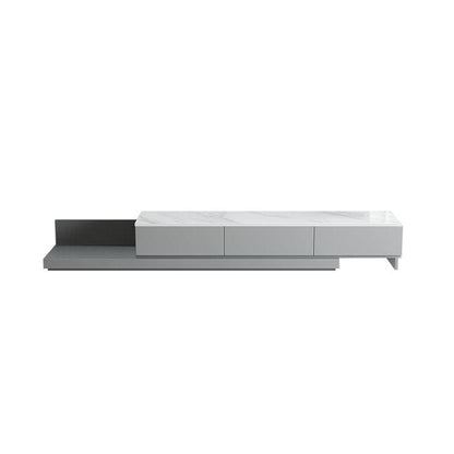 Lvinta Grey Round Nesting Coffee Table, Gold Base-Weilai Concept-Weilai Concept