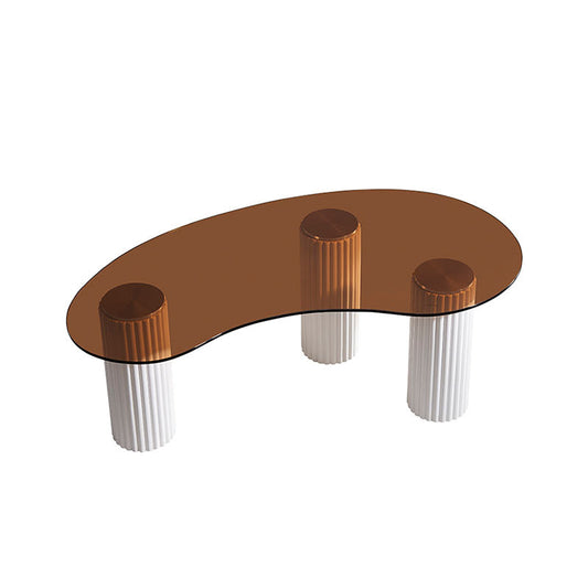 Lunar Coffee Table, Glass-Weilai Concept-Weilai Concept