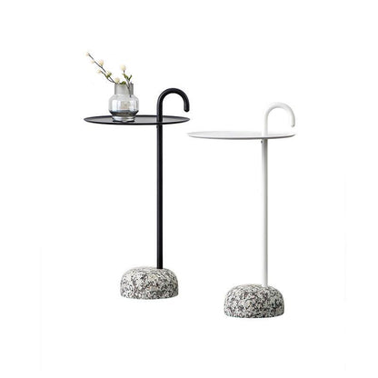 Stone Crutch Side Table, Black-Weilai Concept-Weilai Concept