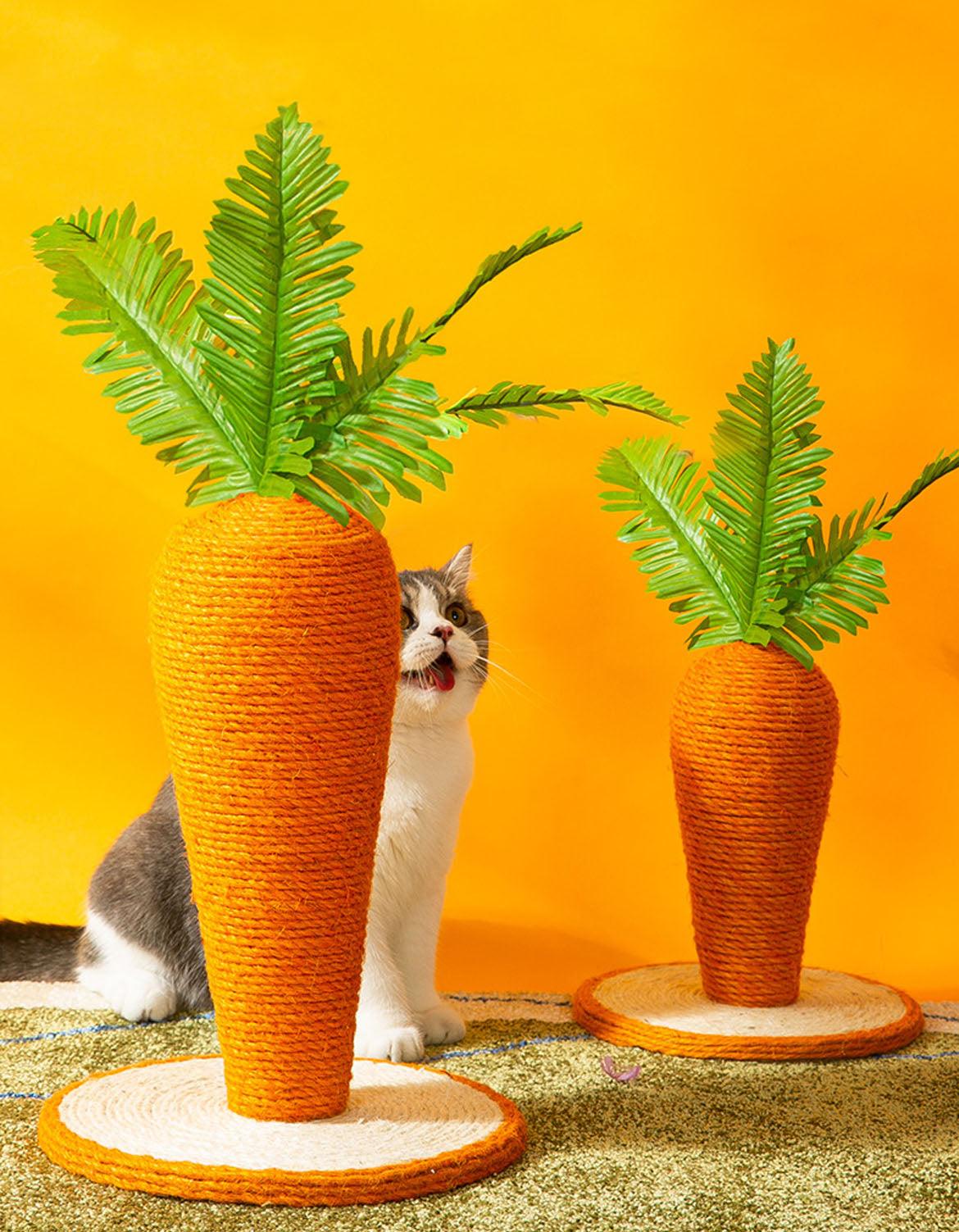 Calo's Carrot, Cat Toy, Hemp Rope, Cat Scratcher-Weilai concept-Weilai Concept