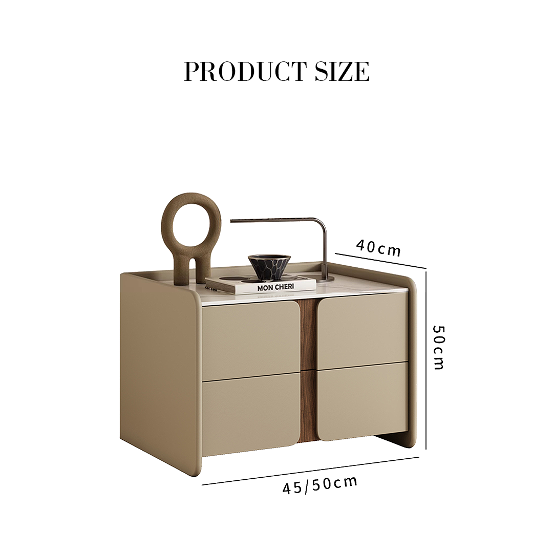 Noa Antique Bedside Table-Weilai Concept-Weilai Concept