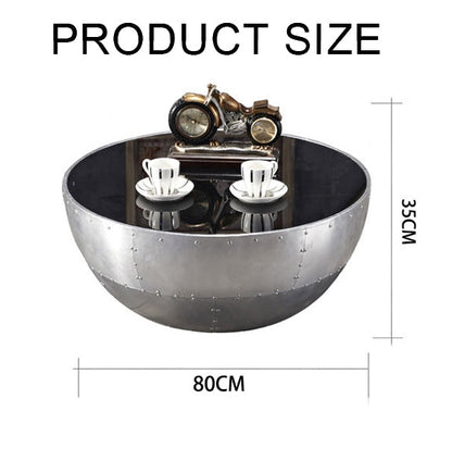 V2 Aviator Round Coffee Table-Weilai Concept-Weilai Concept