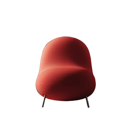 Cruz Easy Chair, Lounge Chair, Red