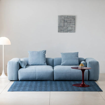 Gagnon Modular Sofa, Two Seater Sofa, Blue