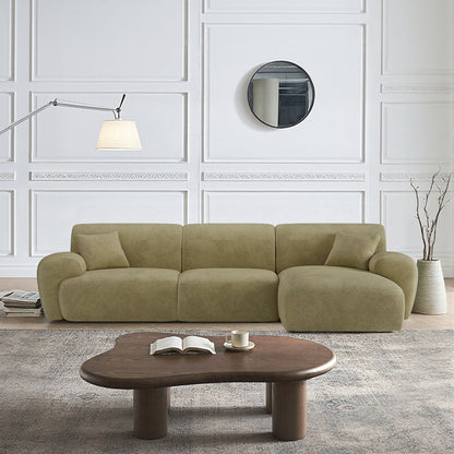 Khatri Three Seater Corner Sofa, Chenille