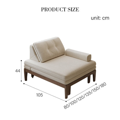 Ilyas Single Sofa Chair, Sofa Chair, Corduroy