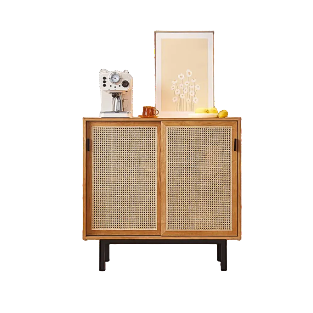 haven rattan sideboard, side cabinet in dining room