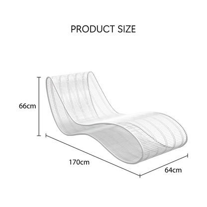 Oceana Sunbathing Bed, Sun Garden Lounger, Sun Chair Lounger, Outdoor Furniture-Weilai Concept-Weilai Concept
