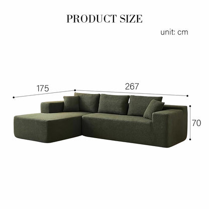 Ortega Modular Sofa Bed, Three Seater Corner Sofa Bed, Boucle
