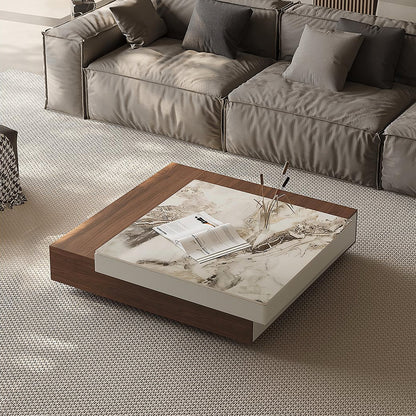 Grimaldi Extendable Coffee Table, Square Coffee Table