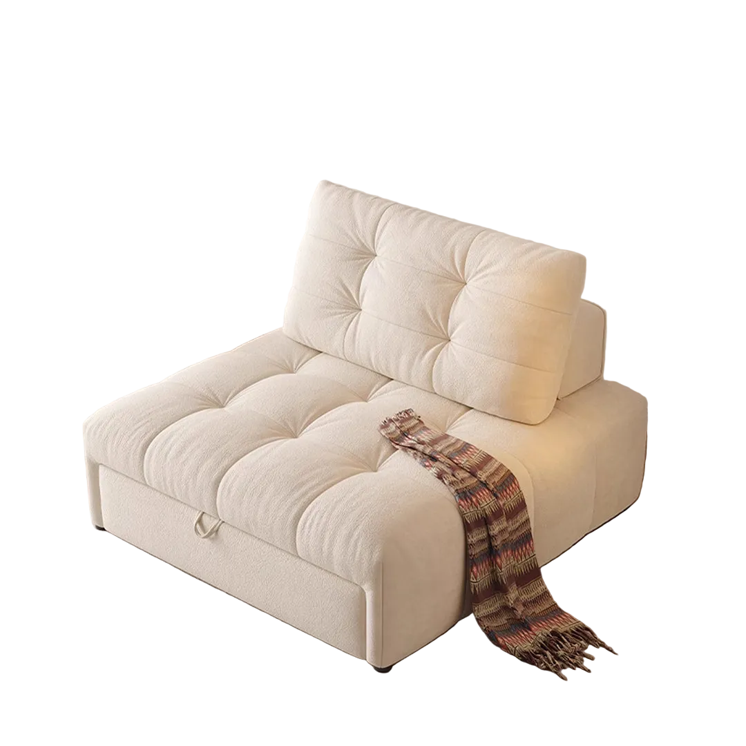 Alhassan Sleeper Armchair, Single Seater Bed, Leathaire