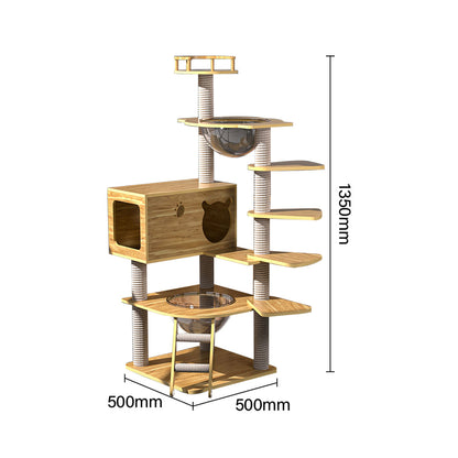 Hester Cat Climber, Cat Tree, Wood-Weilai Concept-Weilai Concept