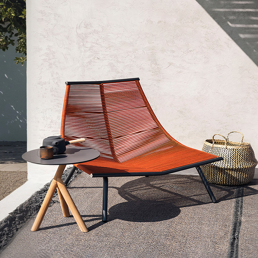 iqbal outdoor lounge chair with footstool outdoor seating
