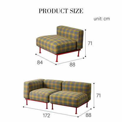 Velez Modular Sofa, Two Seater Sofa, Three Seater Sofa, Linen