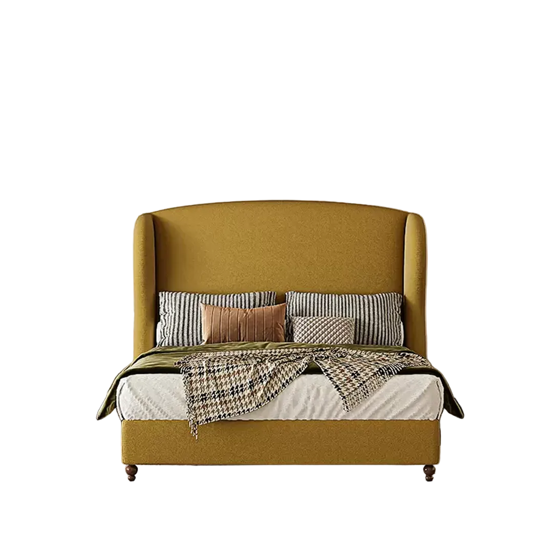 Amara Wingback Double Bed, King Size