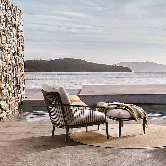 Orpheus Outdoor Lounge Chair Set, Rattan-Weilai Concept-Weilai Concept