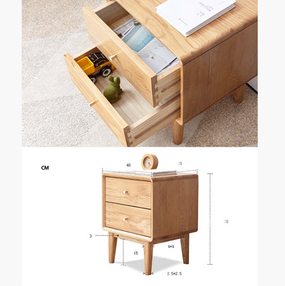 Arde Bedside Table, Wood-Weilai Concept-Weilai Concept