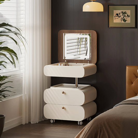 Collins Lift-Up Rotable Dressing Table, Bedside Table-Weilai Concept-Weilai Concept