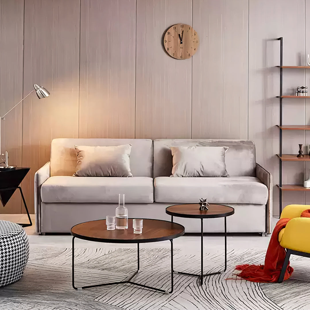 Ramos Two Seater Sofa Bed, Bunk Bed, Flannelette-Weilai Concept-Weilai Concept