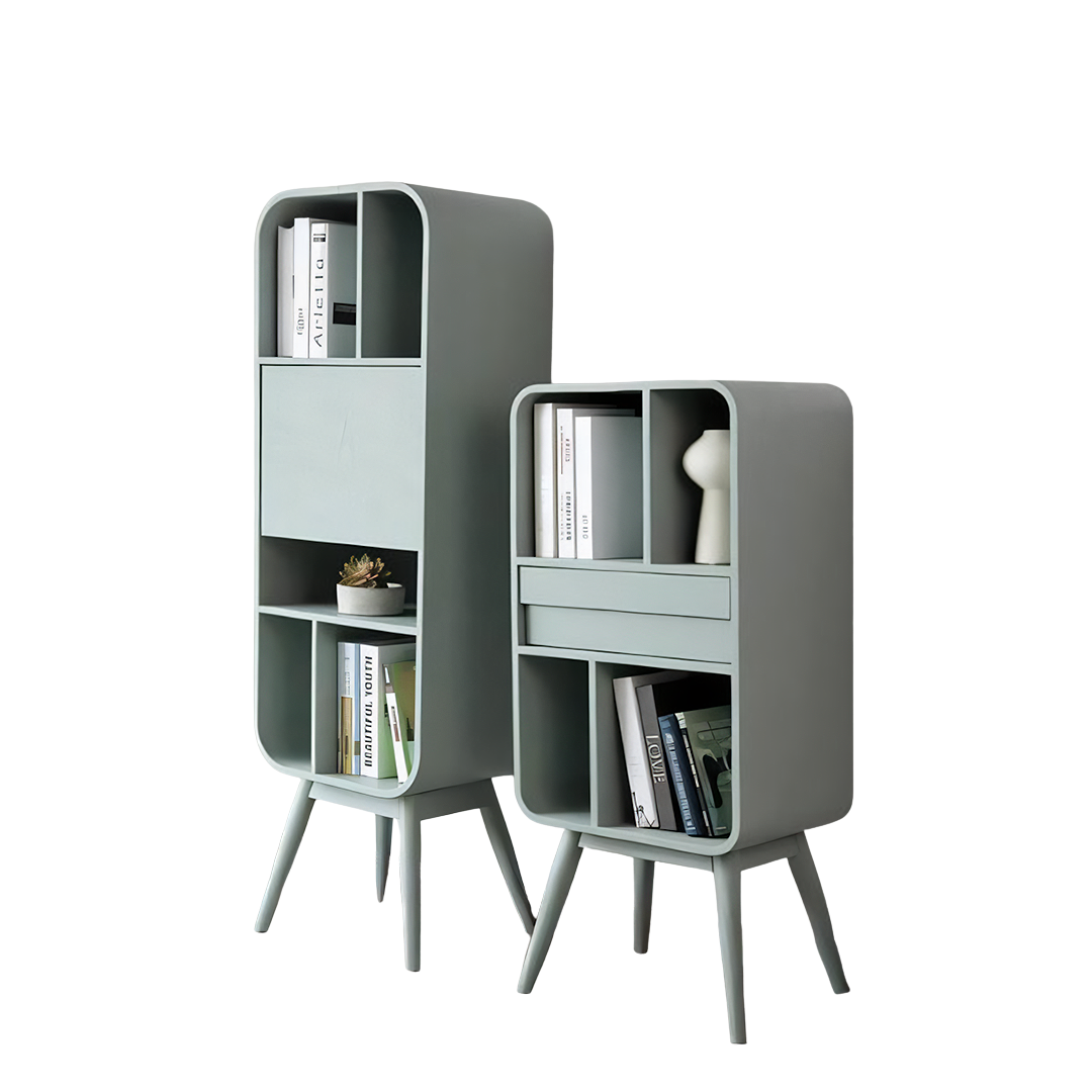 Kya Bookcase, Wood Shelving Unit