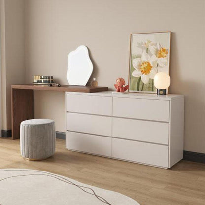 Nevada Dressing Table with Sideboard & Stool-Weilai Concept-Weilai Concept