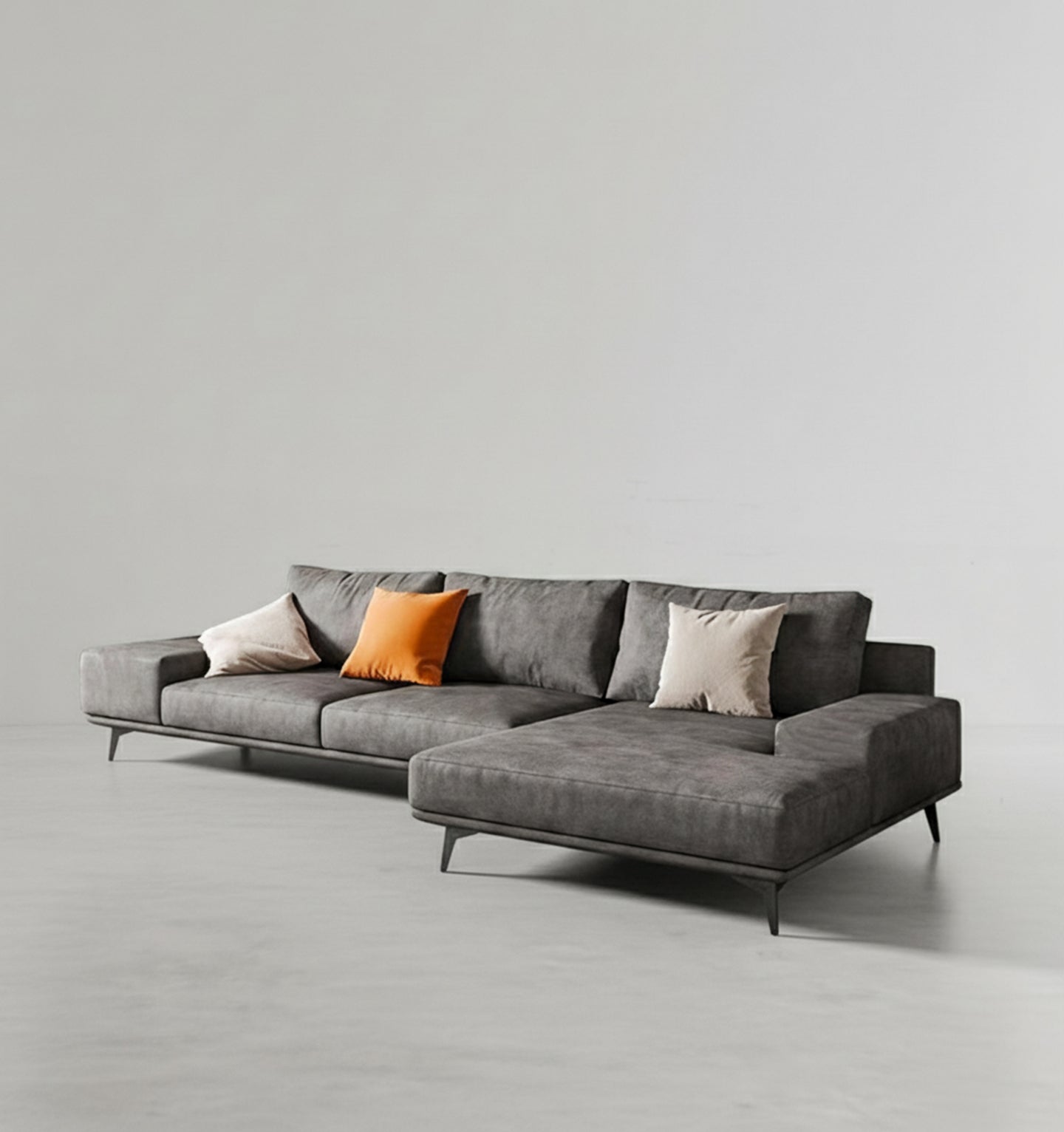jarrod three seater, four seater, five seater corner sofa in modern living room