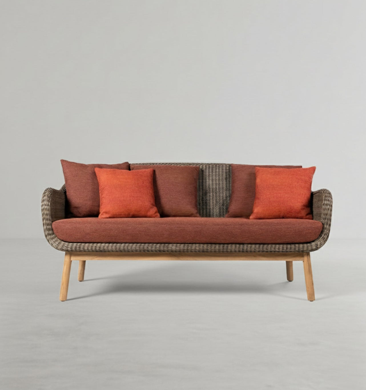 Julii Rattan Single Sofa, Two Seater Sofa, Outdoor Furniture